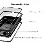 Wholesale Apple iPhone XS / X Fully Protective Magnetic Absorption Technology Transparent Clear Case (Black)